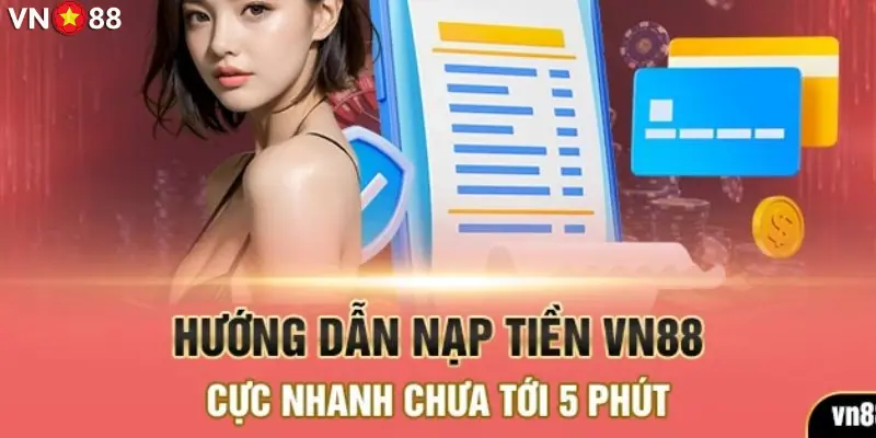 Hướng dẫn cụ thể về quy trình nạp tiền vào VN88