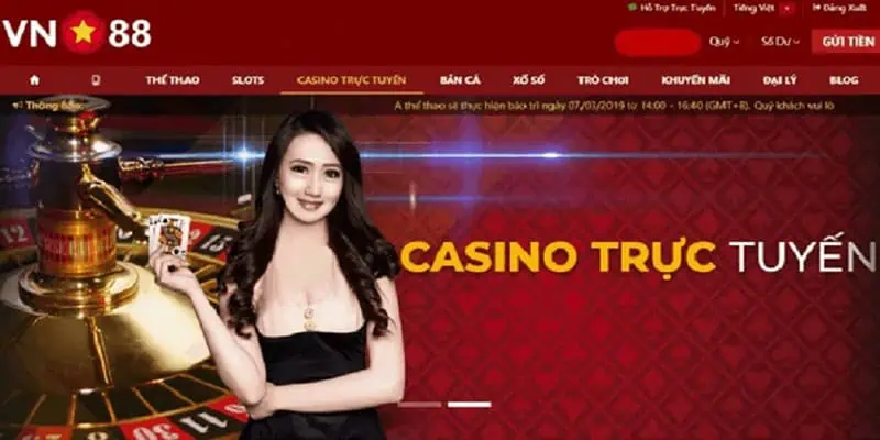 Thông tin về casino Vn88